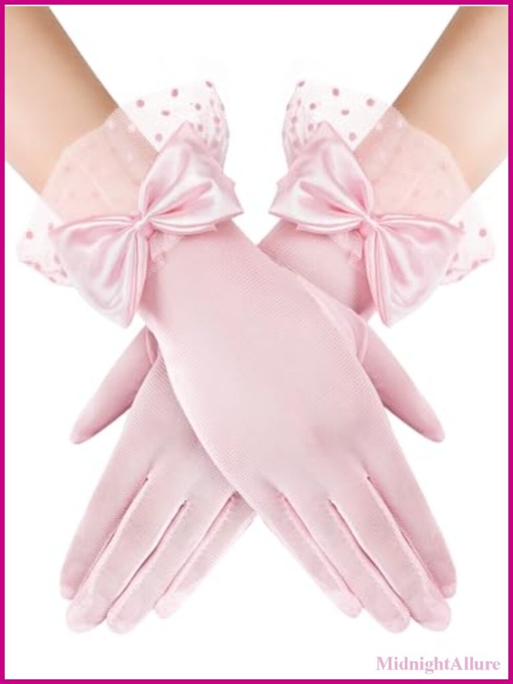 Lace Tulle Silk Gloves Tea Party Wedding Accessories